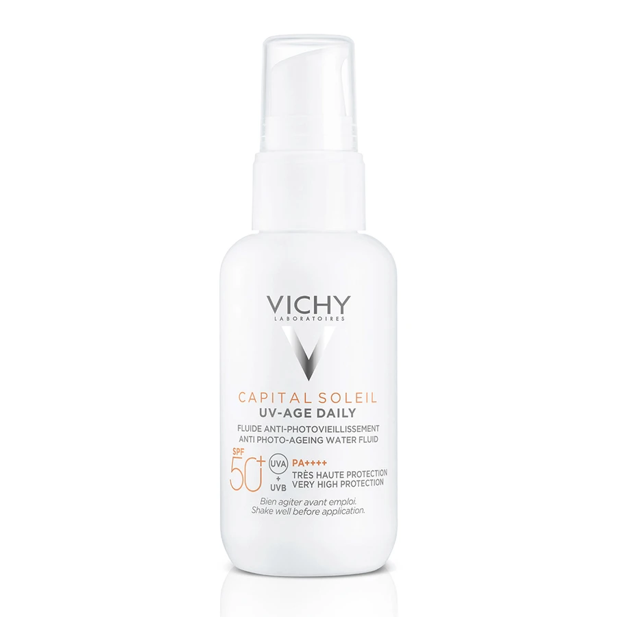 Флюїд для обличчя Vichy Capital Soleil UV AGE SPF 50+, проти фотостаріння, 40 мл: ціни та характеристики