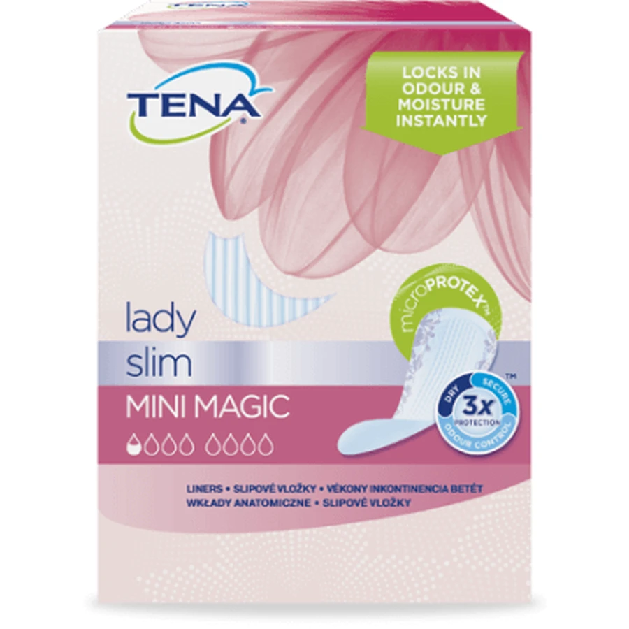 Прокладки Tena lady slim MINI MAGIC вбираючі 34шт: ціни та характеристики