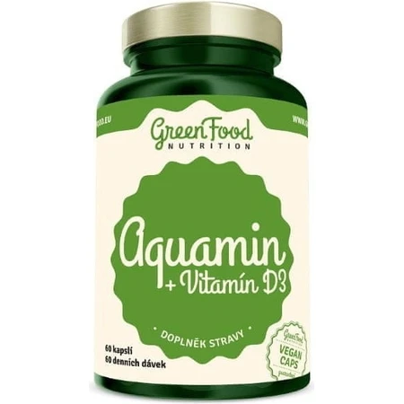 GreenFood Nutrition Aquamin Calcium + Vit D3 60 капсул 1×60 капсул: ціни та характеристики