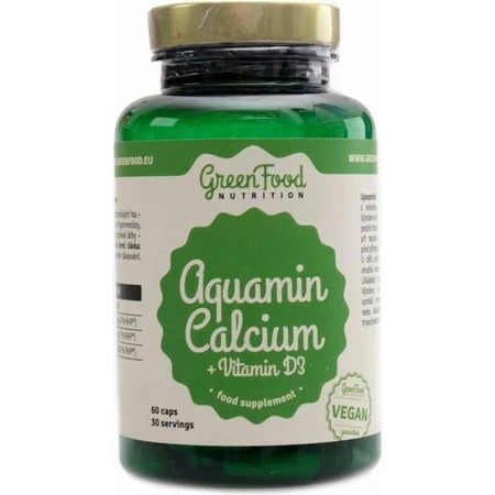 GreenFood Nutrition Aquamin Calcium + Vit D3 60 капсул 1×60 капсул: ціни та характеристики