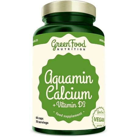 GreenFood Nutrition Aquamin Calcium + Vit D3 60 капсул 1×60 капсул: ціни та характеристики