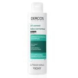 Vichy Dercos Oil Correct Нормализующий шампунь для жирных волос и кожи головы, 200 мл