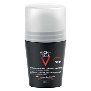 Vichy Homme Антиперспірант-золотистий дезодорант-ролик екстремальний контроль на 72 години, 50 мл
