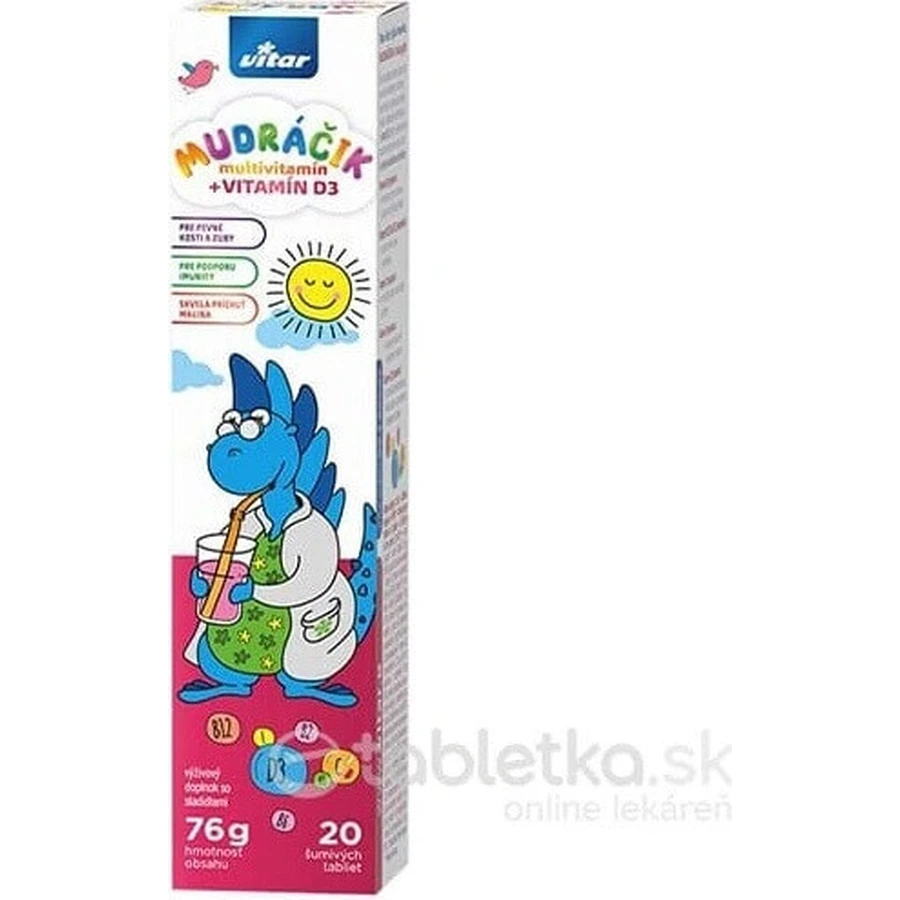ВИТАР МУДРАЙК мультивитамин + ВИТАМИН D3 1×20 табл.: цены и характеристики