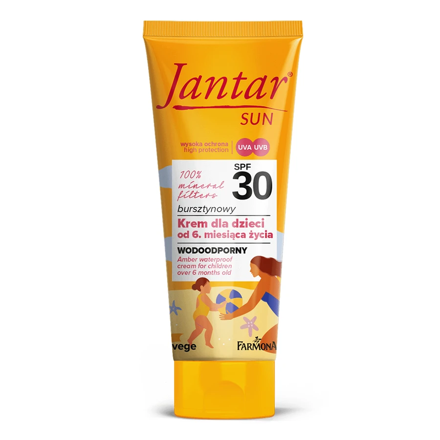 Farmona Jantar Sun, бурштиновий крем для обличчя від 6 місяців, дерев'яний, SPF 30, 50 мл: ціни та характеристики