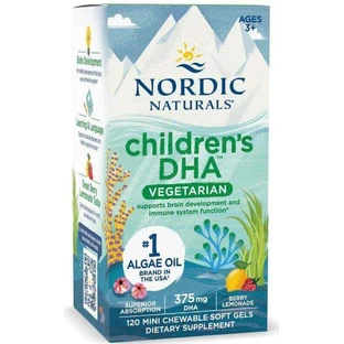 Детская ДГК Вегетарианская 120 мини-софтгелей Nordic Naturals