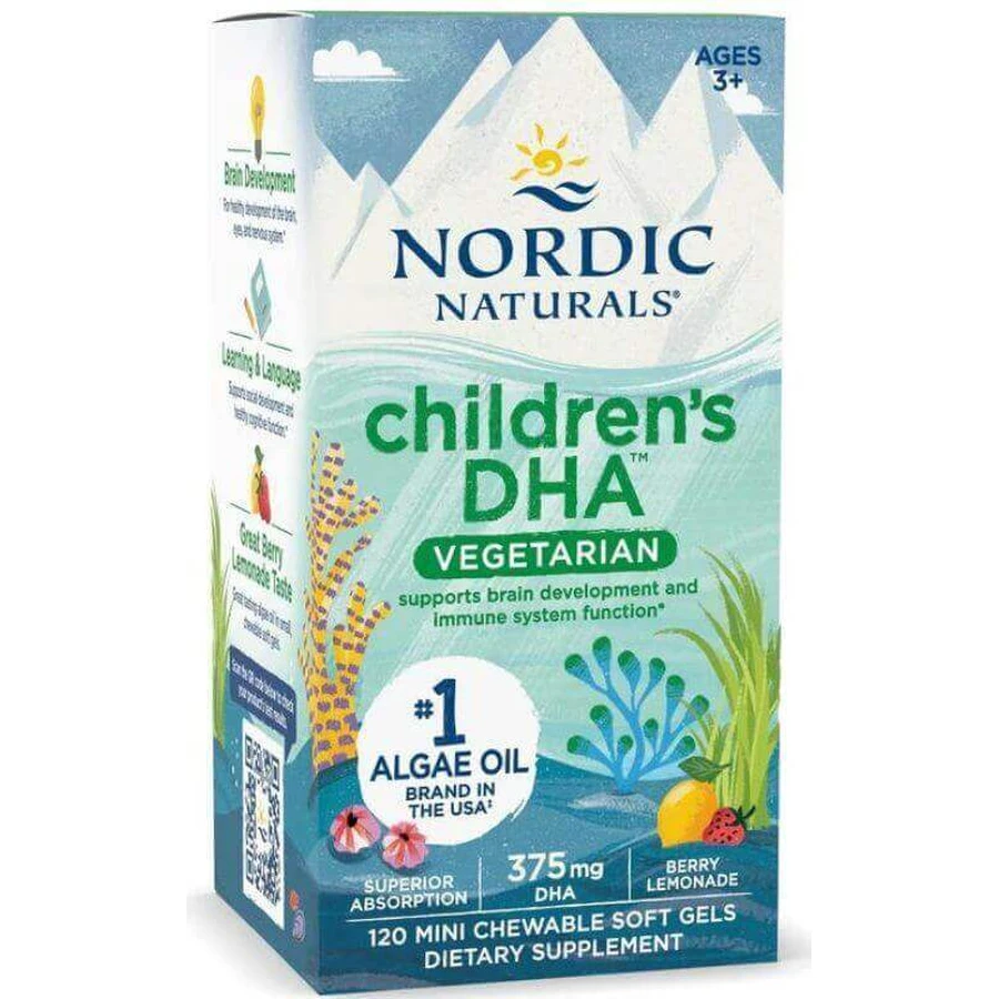 Детская ДГК Вегетарианская 120 мини-софтгелей Nordic Naturals: цены и характеристики