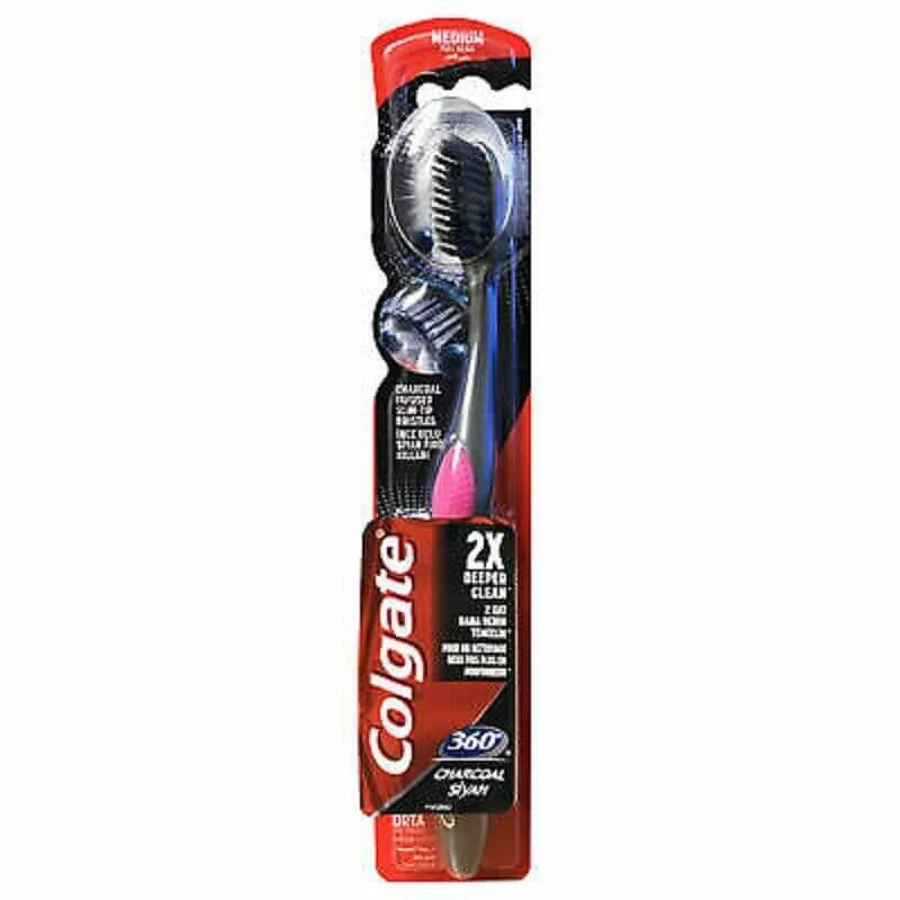 Зубна щітка 360 Charcoal, Colgate: ціни та характеристики