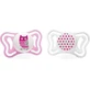 Chicco Soother Physio Light Silicone Soother 6-16m+, рожевий 2шт 1×2 шт, заспокійлива пустушка (6-16м.+)