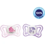 Chicco Soother Physio Light Silicone Soother 6-16m+, рожевий 2шт 1×2 шт, заспокійлива пустушка (6-16м.+): ціни та характеристики