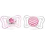 Chicco Soother Physio Light Silicone Soother 6-16m+, рожевий 2шт 1×2 шт, заспокійлива пустушка (6-16м.+): ціни та характеристики