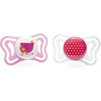 Chicco Soother Physio Light Silicone Soother 6-16m+, рожевий 2шт 1×2 шт, заспокійлива пустушка (6-16м.+): ціни та характеристики