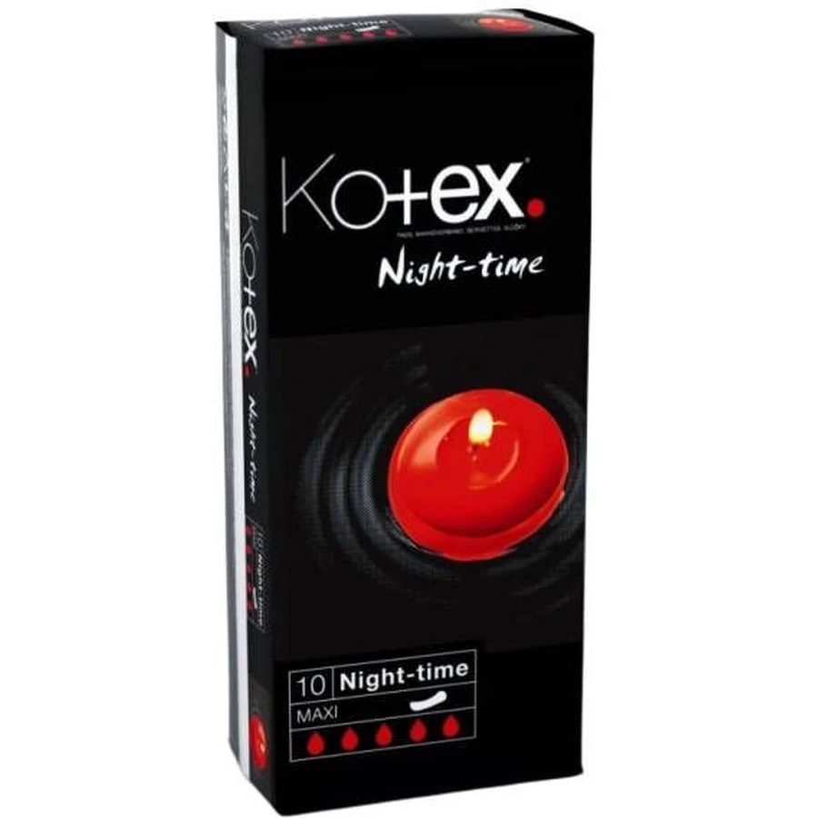 Гігієнічні серветки Kotex® Night - Time 10 шт.: ціни та характеристики