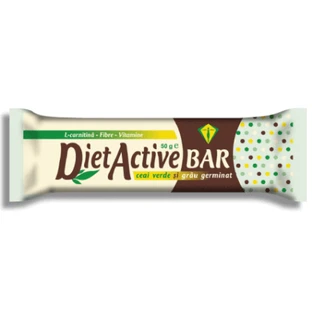 Батончик с зеленым чаем и проросшей пшеницей Diet Active Bar, 50 г, Fit Active Nutrition