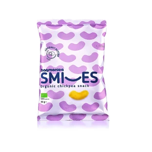 Органічні слойки Smiles Smiles з наутом та кокосовим маслом, 50 г, Гармошка