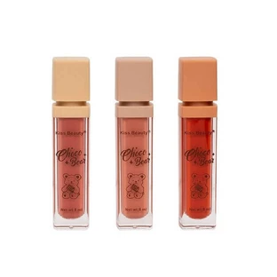Набор из 3 помад для губ, Kiss Beauty, Choco Bear, A