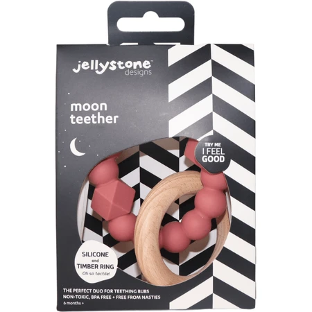 Прорізувач Jellystone Designs Moon прорізувач, темна рука: ціни та характеристики