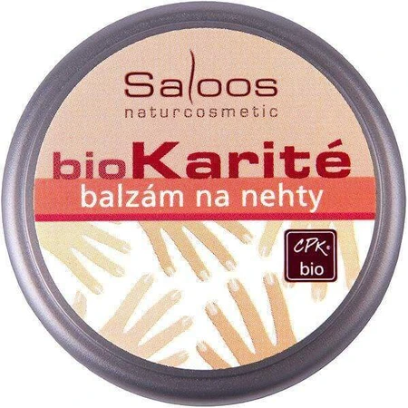 Бальзам для нігтів Saloos biKarité 1×19 мл, з високим вмістом цинку, регенерує, пом'якшує: ціни та характеристики