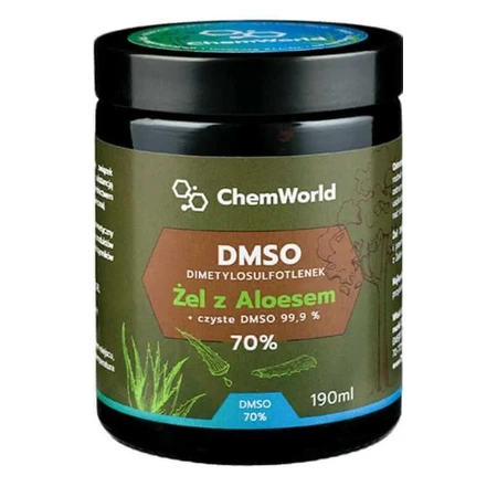 Эль ДМСО 70% с Алоэ Вера 190 мл ChemWorld: цены и характеристики