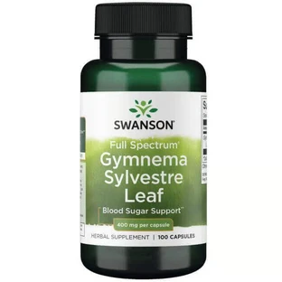 Джимнема Сільвестра Swanson Gymnema Sylvestre Leaf 400 мг, 100 капсул
