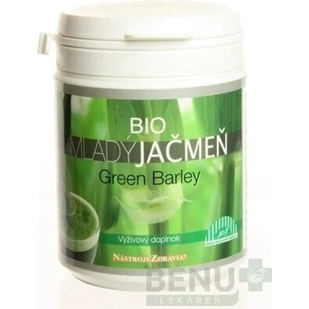 Health Tools Young Barley BIO Зелений ячмінь 1×80 г, натуральний напій: ціни та характеристики