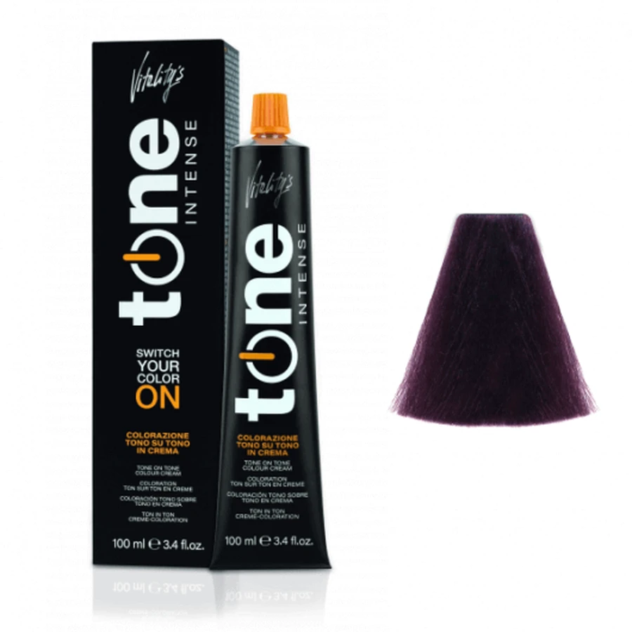 Полуперманентная краска для волос без аммиака Vitality's Tone Intense Deep Violet Chestnut: цены и характеристики