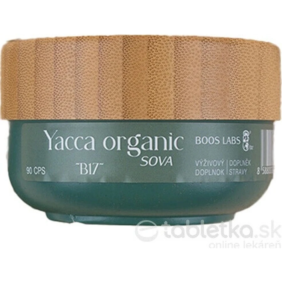 Yacca organic SOVA B17 1×90cps, пищевая добавка: цены и характеристики