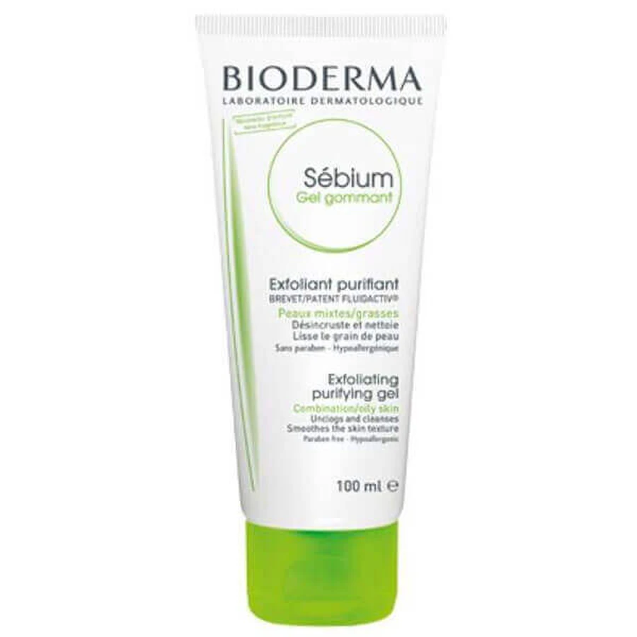 Bioderma Себіум гель Gommant, очищувальний, пілінговий, 100 мл: ціни та характеристики
