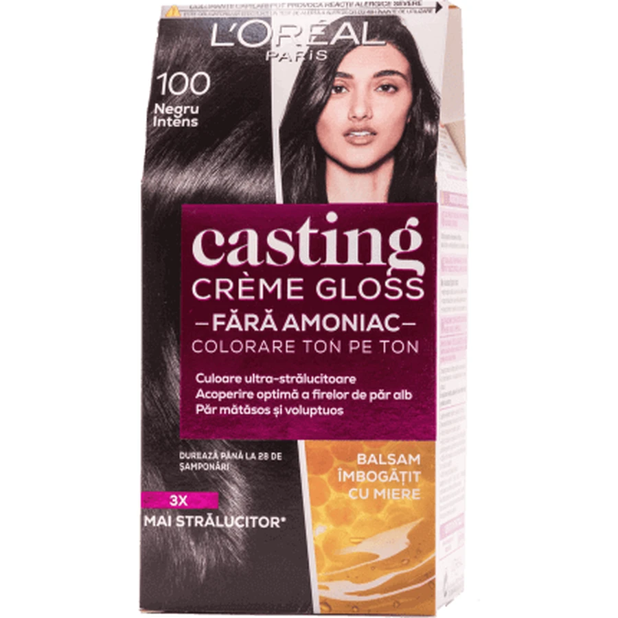 Loreal Paris CASTING CREME GLOSS CASTING CREME GLOSS Цвет пр 100 насыщенный черный, 1 шт.: цены и характеристики