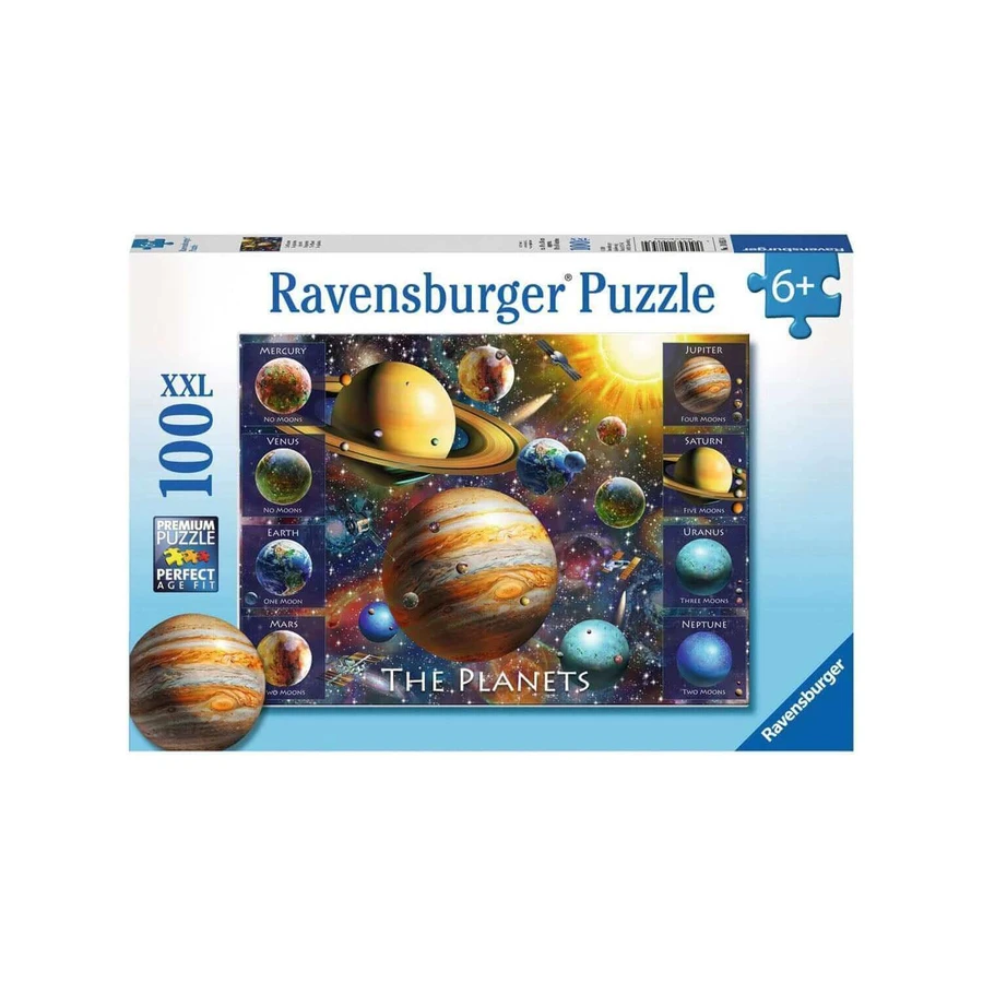 Пазл Планети, 6 років+, 100 деталей, Ravensburger: ціни та характеристики