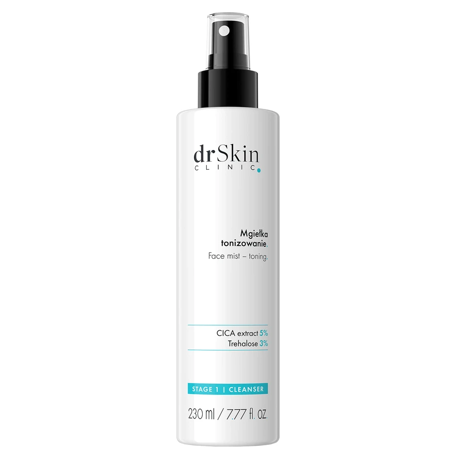DrSkin Clinic, Мист для лица, Тонизирующий, экстракт ЦИКА 5%, трегалоза 3%, 230 мл: цены и характеристики
