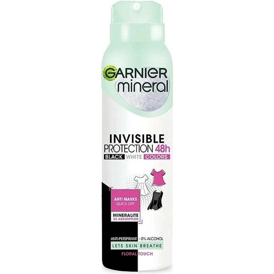 Garnier DEO Invisible BWC 1×150 мл, спрей: цены и характеристики