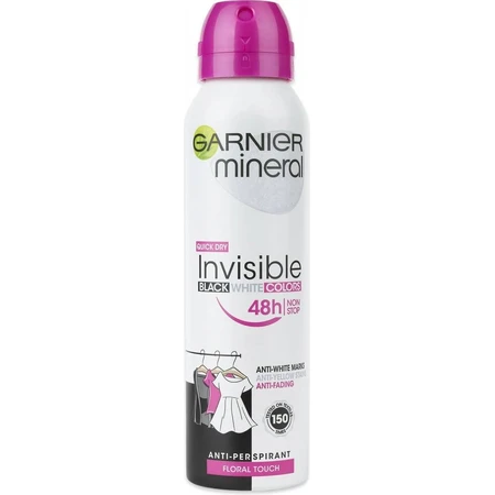 Garnier DEO Invisible BWC 1×150 мл, спрей: цены и характеристики