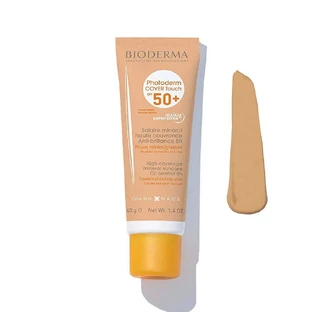 Bioderma Photoderm Флюїд Cover Touch SPF 50+ золотистого кольору, 40 г