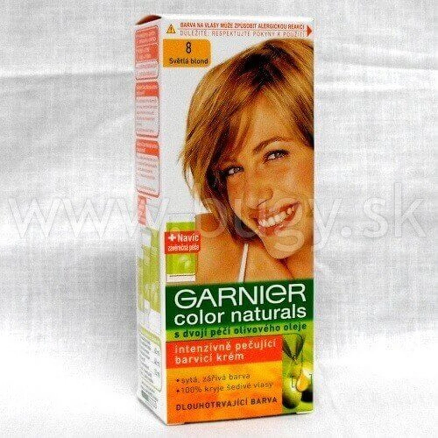 Фарба для перманентного волосся Garnier Color Naturals 8.0 Світло-русява 1×1 шт, колір волосся: ціни та характеристики
