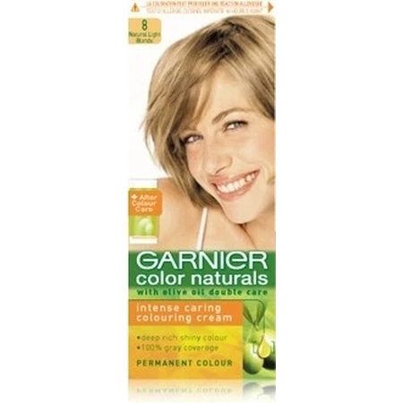 Фарба для перманентного волосся Garnier Color Naturals 8.0 Світло-русява 1×1 шт, колір волосся: ціни та характеристики