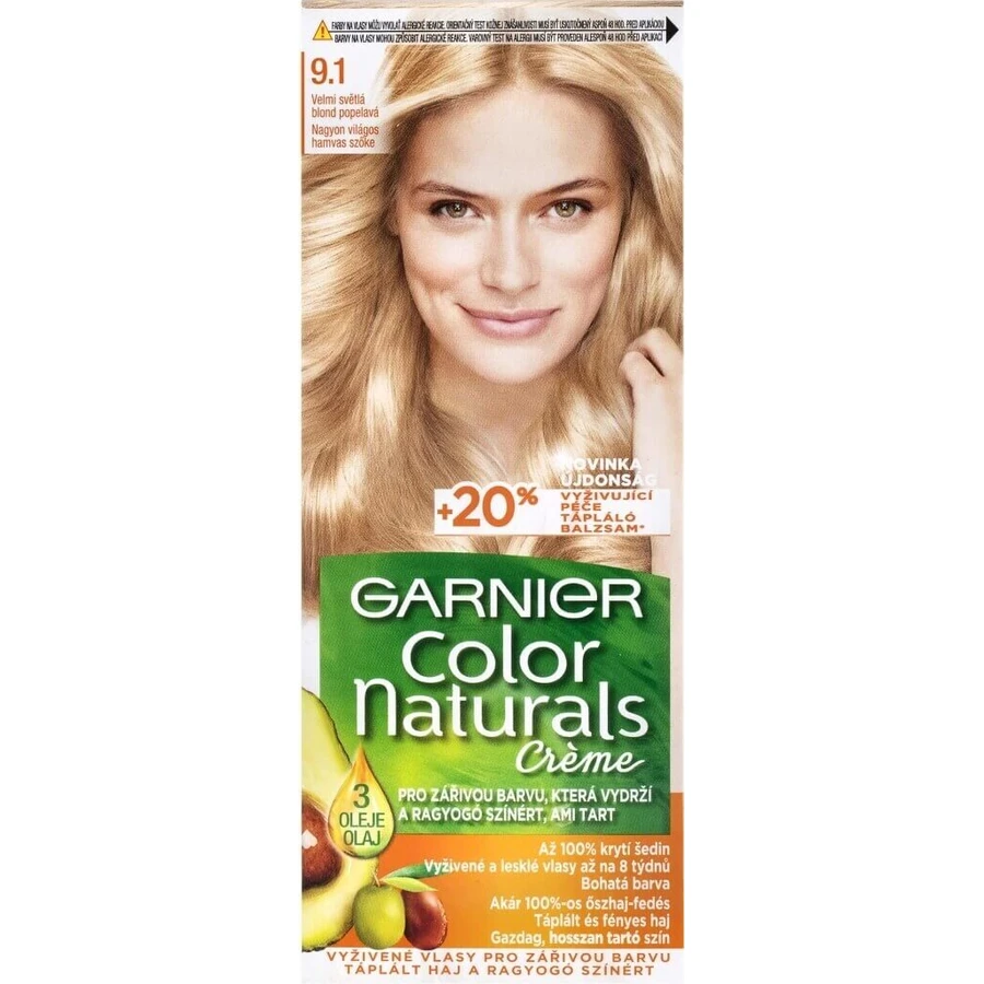 Фарба для перманентного волосся Garnier Color Naturals 8.0 Світло-русява 1×1 шт, колір волосся: ціни та характеристики