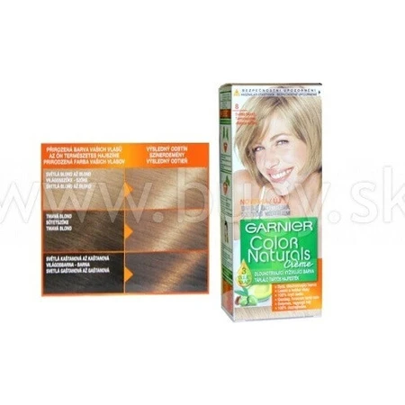 Фарба для перманентного волосся Garnier Color Naturals 8.0 Світло-русява 1×1 шт, колір волосся: ціни та характеристики