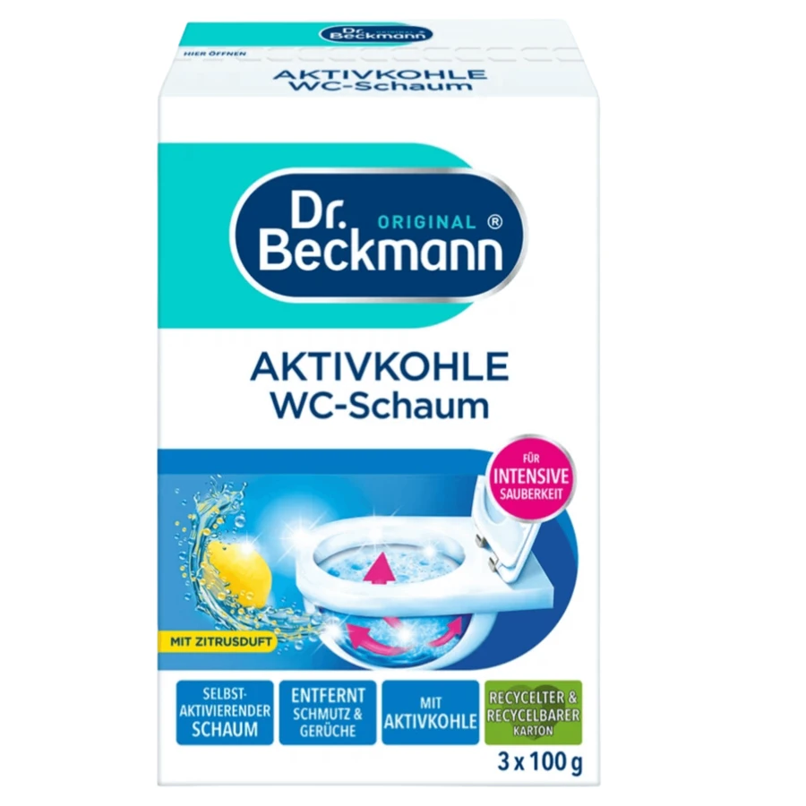 Dr. Beckmann, Пенка для чистки унитаза, 3 x 100 г: цены и характеристики