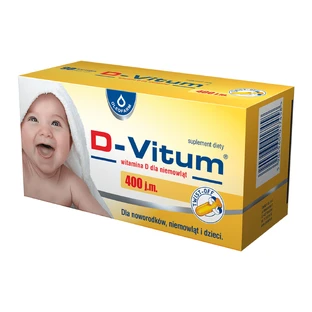 Д-Витум витамин D 400 МЕ Oleofarm D-Vitum Vitamin D для детей грудного возраста,  №90