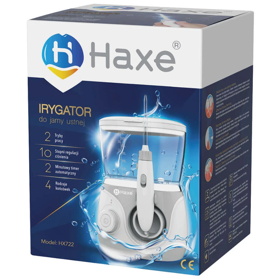 Haxe HX722, стаціонарний іригатор для порожнини рота: ціни та характеристики