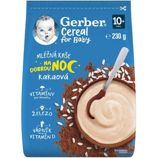 Gerber Cereal молочная каша с какао Спокойной ночи, 230 г