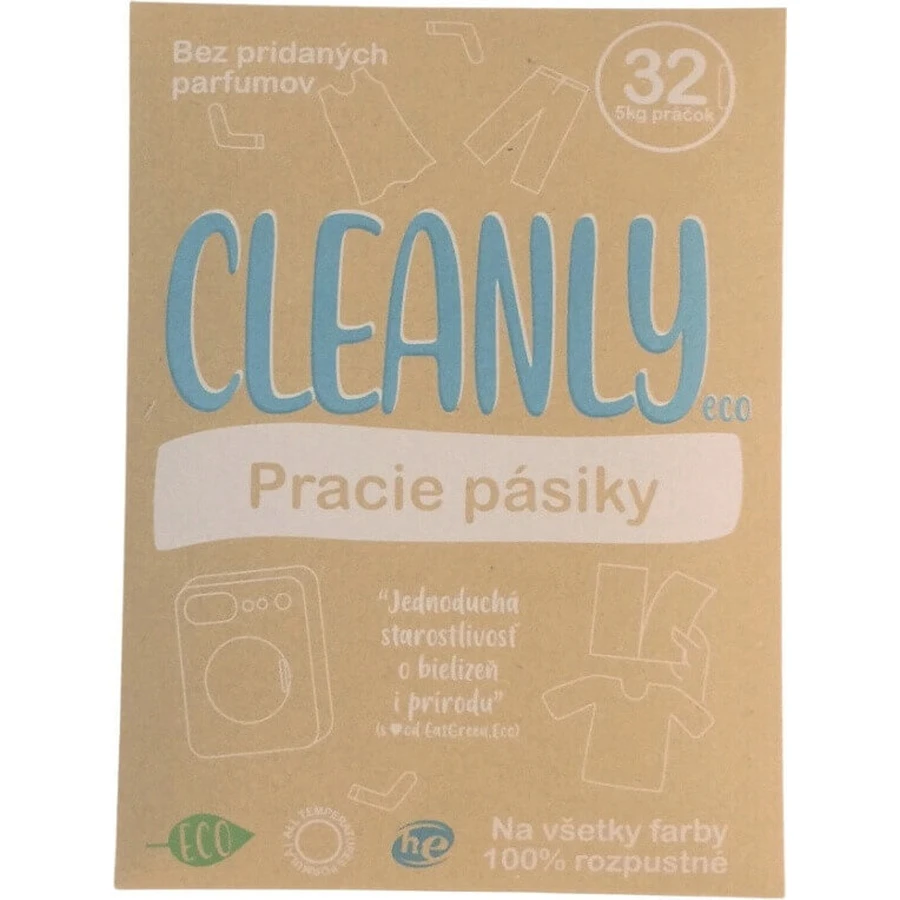 Смужки для прання Cleanly Eco 1×32 прання, для кольорових гілок: ціни та характеристики