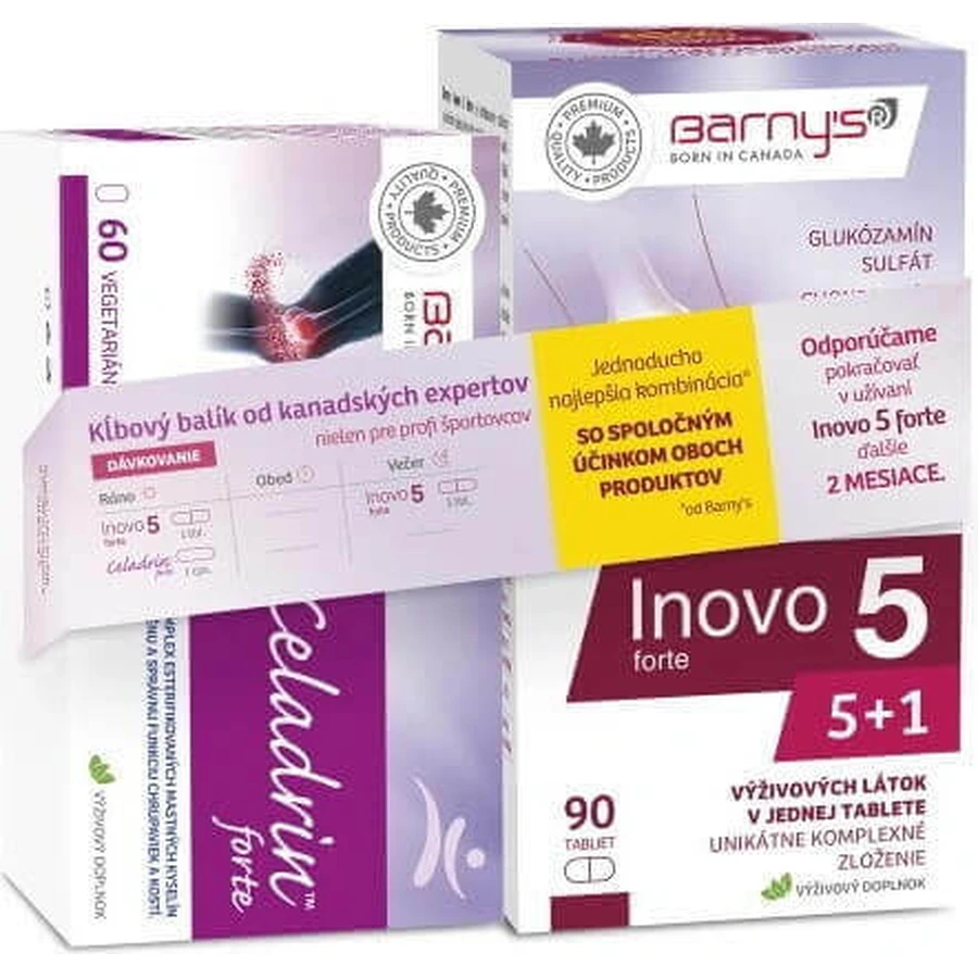 Barny's BONE pack 1×90 cps, дієтична добавка: ціни та характеристики