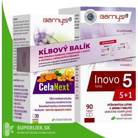 Barny's BONE pack 1×90 cps, дієтична добавка: ціни та характеристики