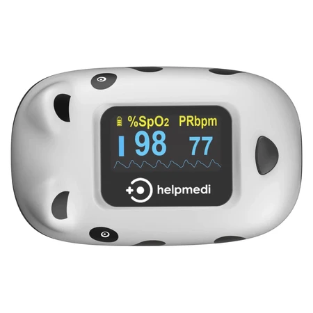 HelpMedi PulsoCare, пульсоксиметр для дітей, панда: ціни та характеристики