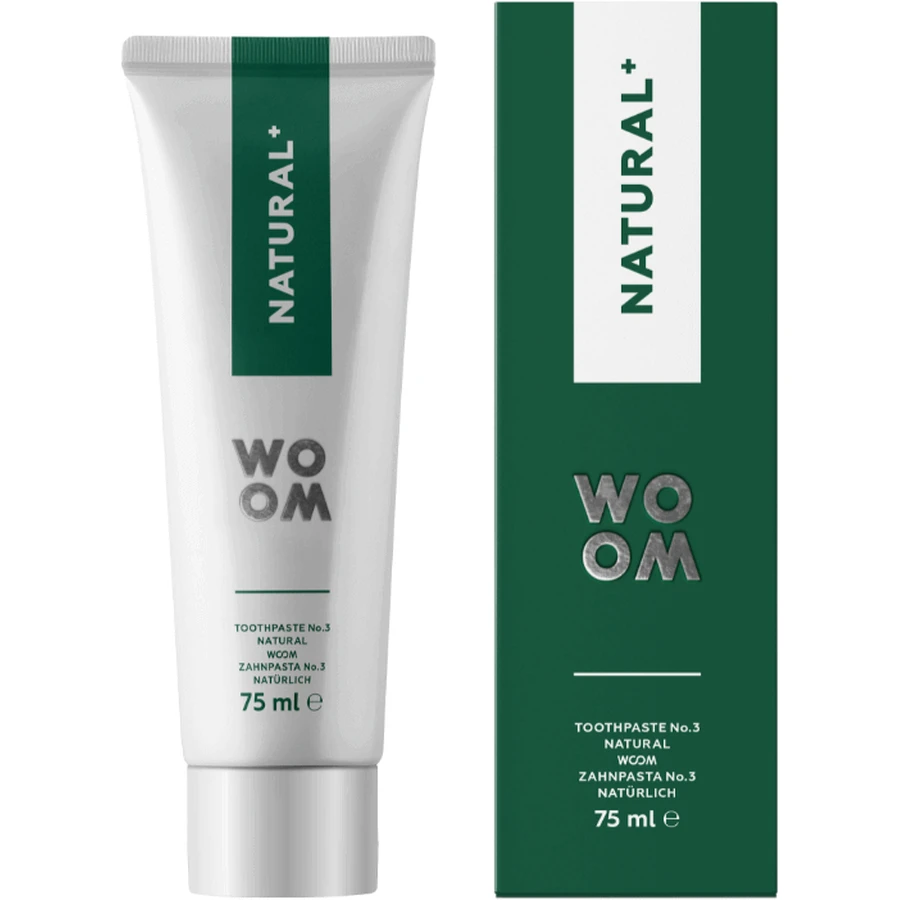 Зубная паста Woom Natural+ 75 мл: цены и характеристики