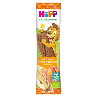 HiPP Musli Friend, батончик біо, яблука-персики зі злаками, з 1 року, 20 г КОРОТКИЙ ТЕРМІН ДІЇ