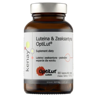 Kenay Lutein & Zeaxanthin OptiLut, 60 вегетаріанських капсул