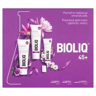 Набір Bioliq 45+: Денний крем, 50 мл + Нічний крем, 50 мл + Крем для повік, 15 мл